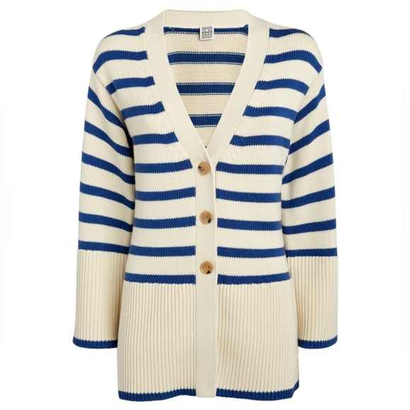 Toteme Signature Striped Cardigan XXS - NWOT - Picture 1 of 12